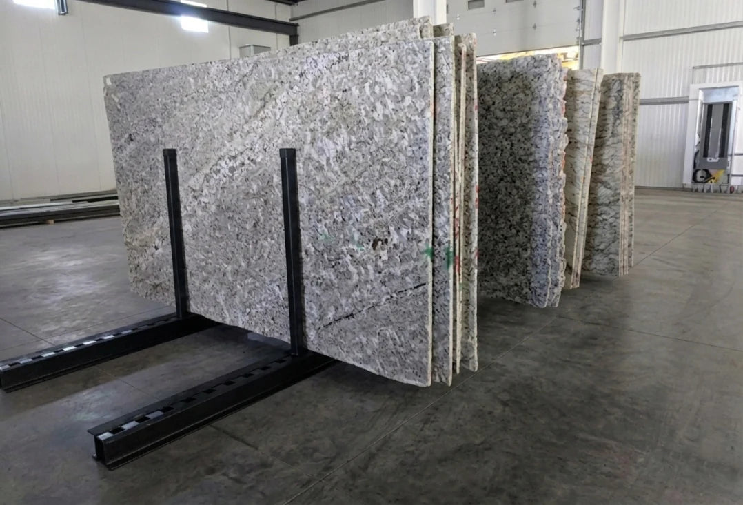 Heavy-Duty Bundle Slab Rack application example; configuration may vary