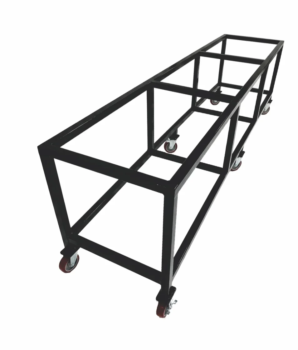 Heavy-Duty 6-Wheel Work Table