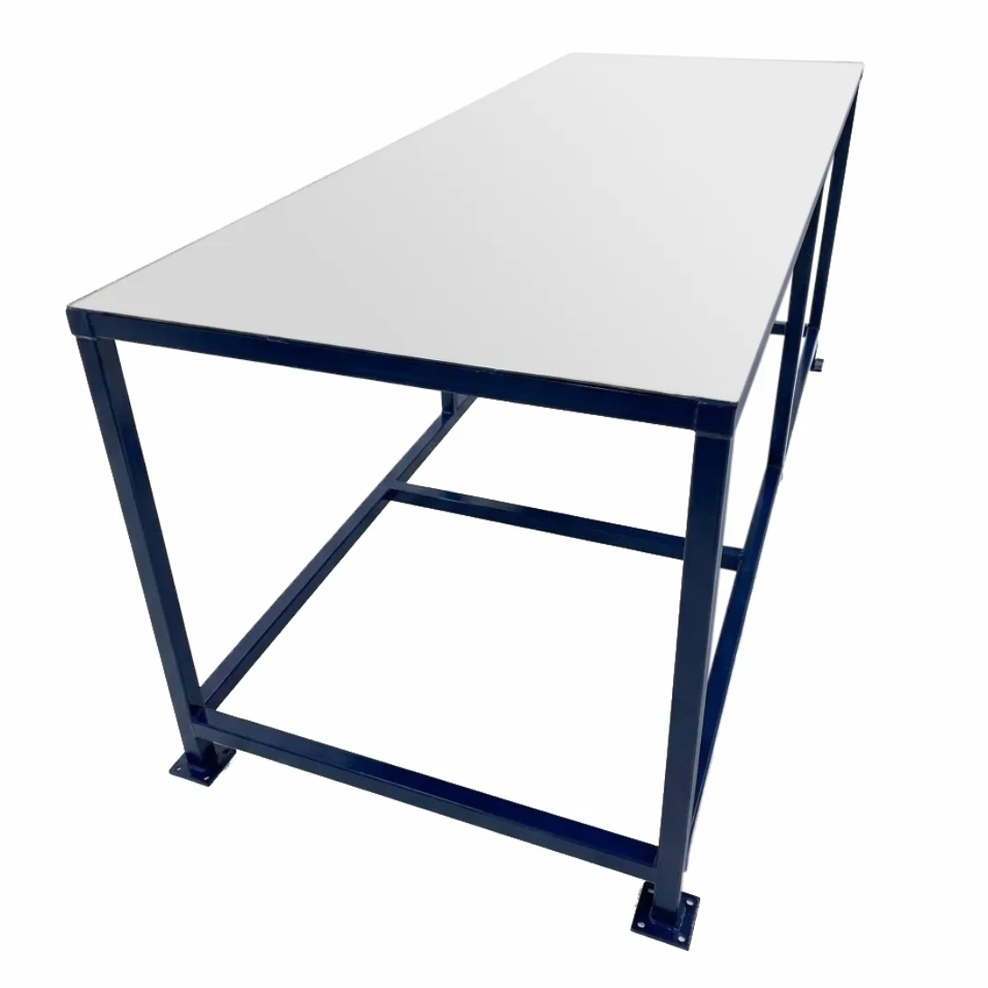 Heavy-Duty Steel Workbench