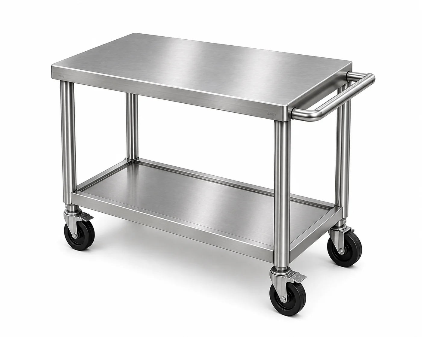Heavy-Duty 2-Tier Service Cart