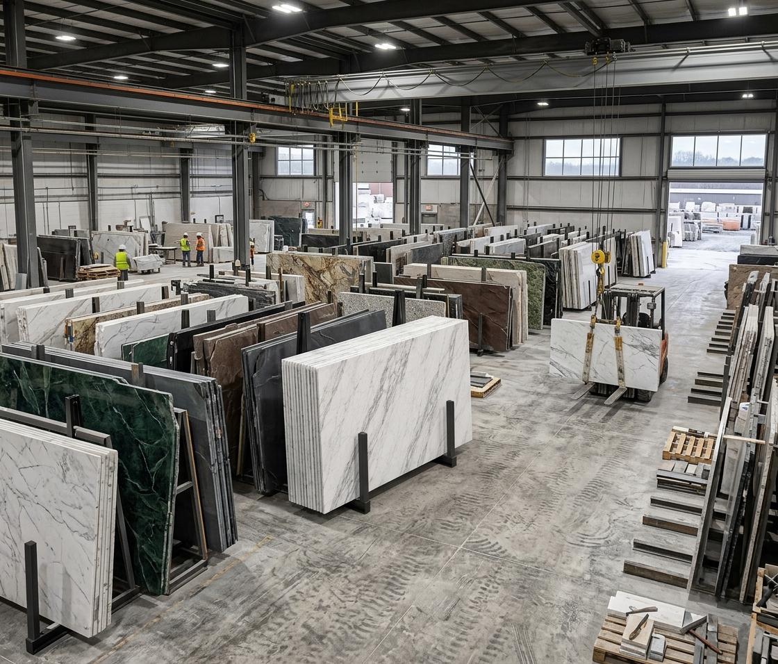 One Side Frame for Narrow Warehouse application example; configuration may vary