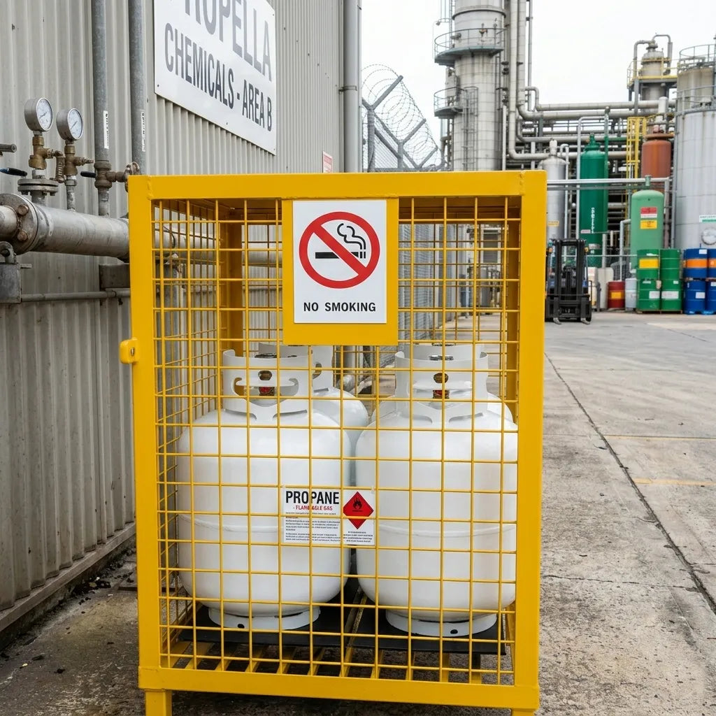 4-Cylinder Gas Cage application example; configuration may vary