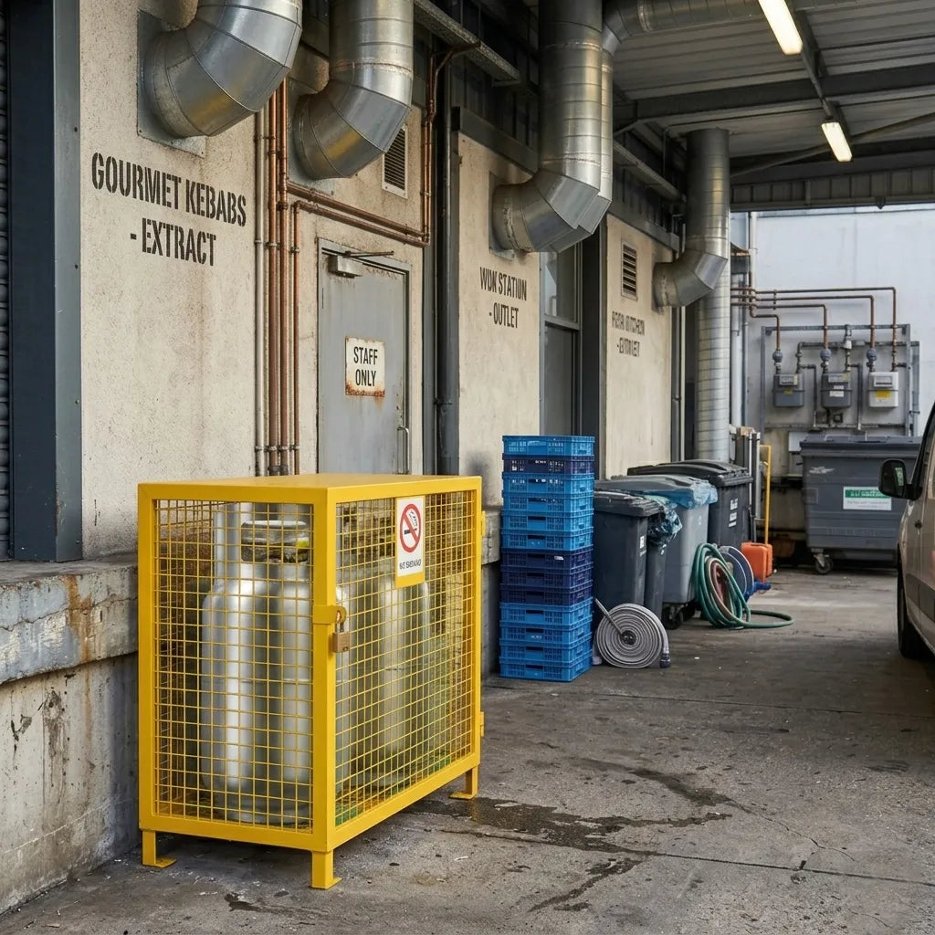6-Cylinder Gas Cage application example; configuration may vary