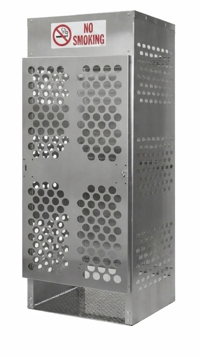 Laser-cut aluminum ProSteel oxygen cylinder cage — Product photo