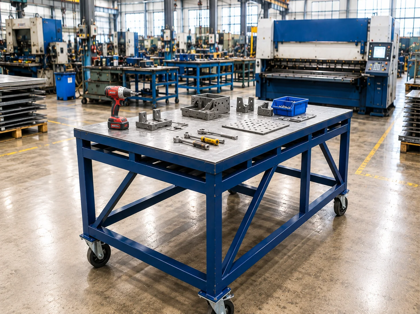 ProSteel industrial platform cart